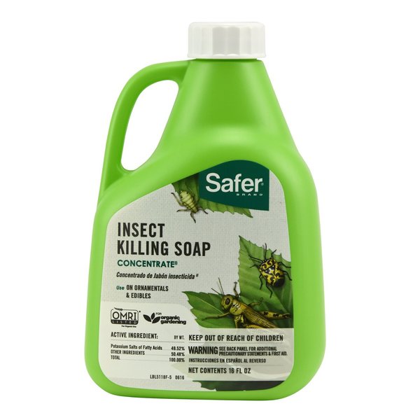 Safer Brand Organic Liquid Insect Killing Soap Concentrate 16 oz 5118-6